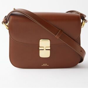 A.P.C. Grace small smooth-leather shoulder bag